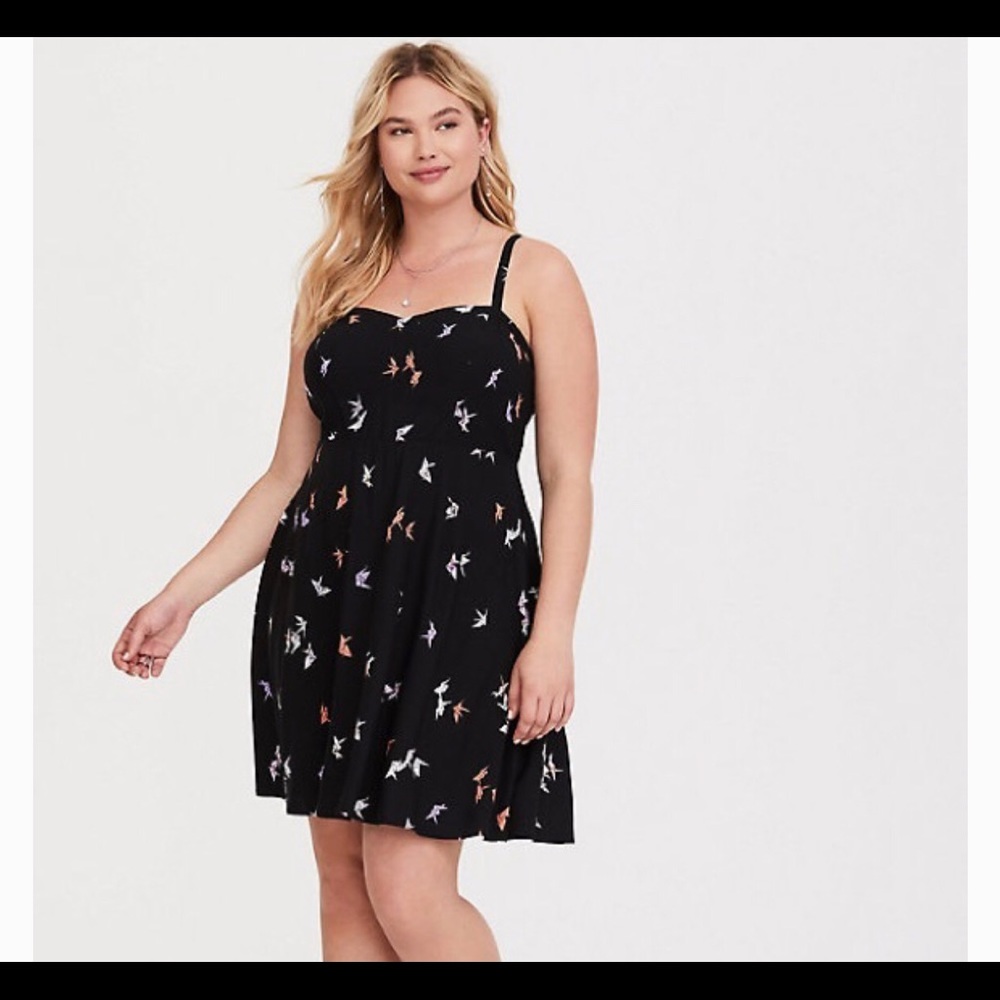 Torrid mini skater dress